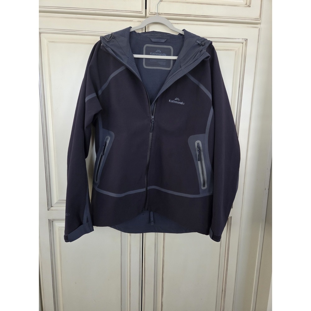 Kathmandu‎ Soft Shell Jacket Women's Large Water Repellent Wind Resistant Hooded